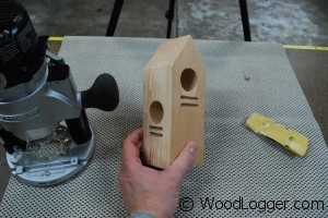 Woodpecker Feeder Rough Cuts