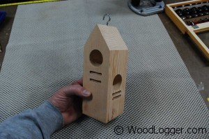Woodpecker Feeder Completed