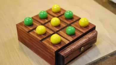 Marble Tic-Tac-Toe