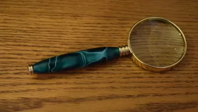 Turned Magnifying Glass