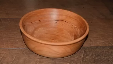 Turned Cherry Bowl