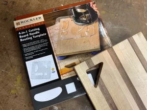 Rockler Cutting Board Handle Routing Template